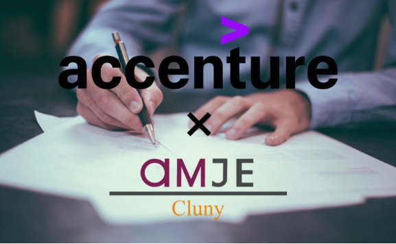 Nouveau partenariat AMJE Cluny x Accenture